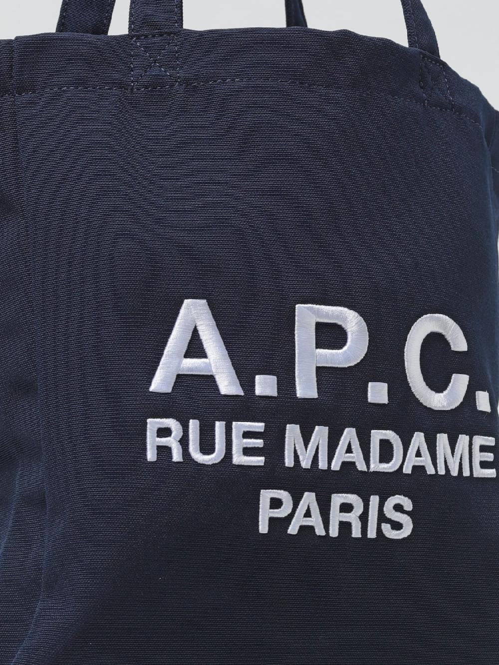Giglio Borsa A.P.C. In Nylon Con Logo Ricamato
