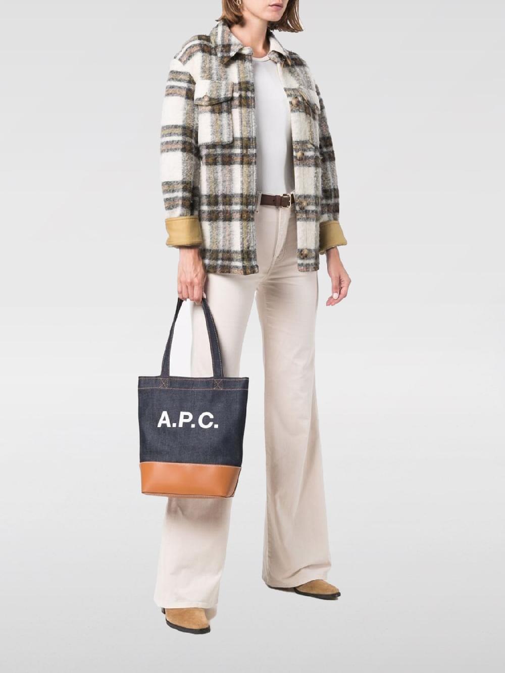 Giglio Borsa A Spalla Axel Piccola A.P.C. In Denim