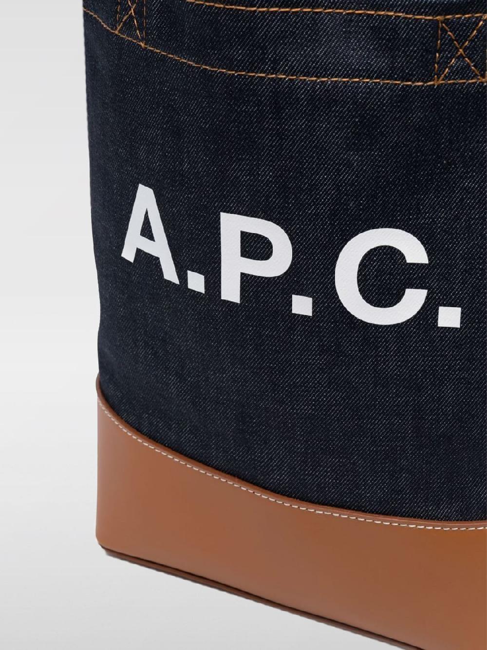 Giglio Borsa A Spalla Axel Piccola A.P.C. In Denim