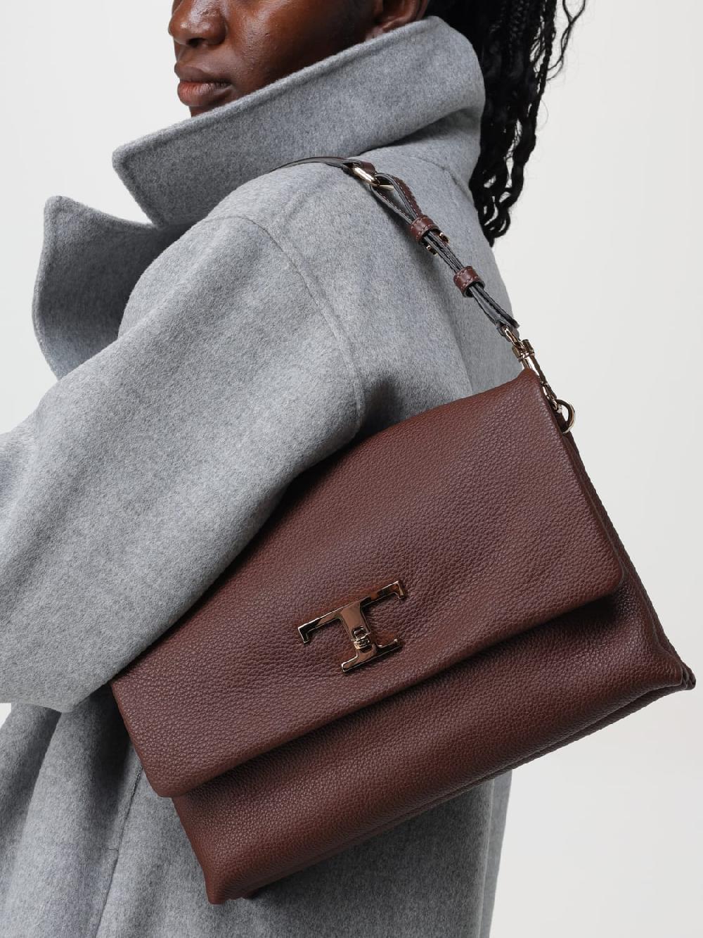 Giglio Borsa A Spalla Timeless Tod's In Pelle