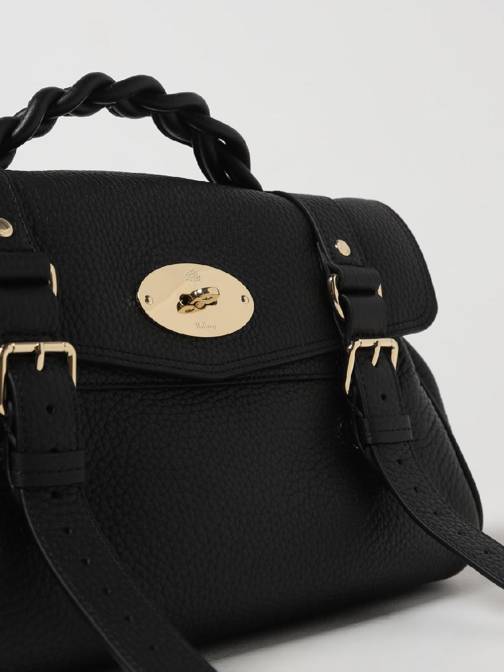 Giglio Borsa Alexa Mulberry In Pelle A Grana