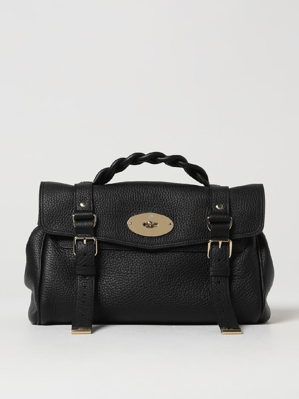 Giglio Borsa Alexa Mulberry in pelle a grana