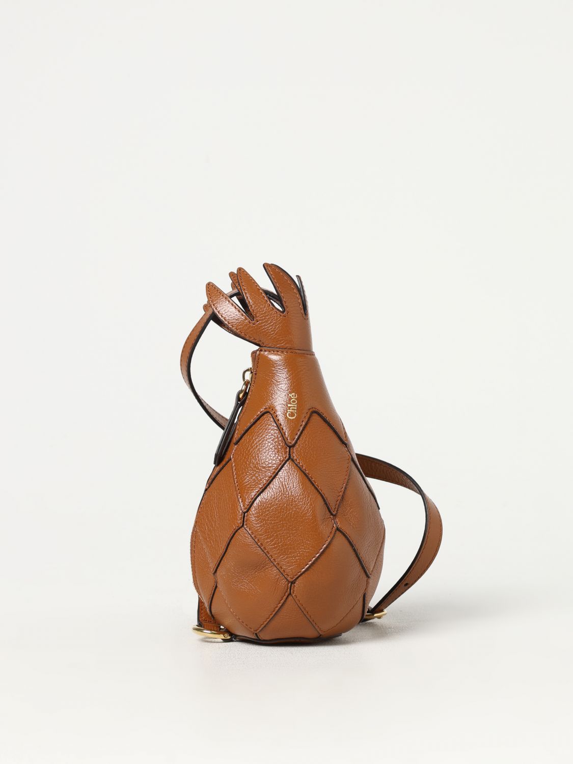 Giglio Borsa Ananas Chloè in pelle a grana