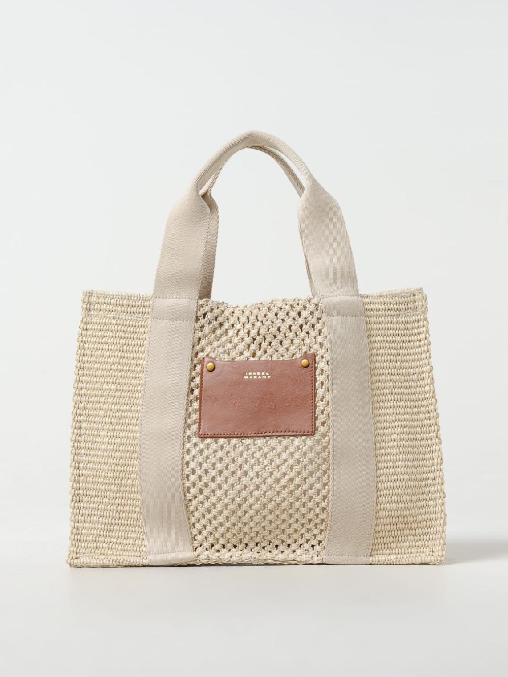 Giglio Borsa Aruba Isabel Marant in rafia