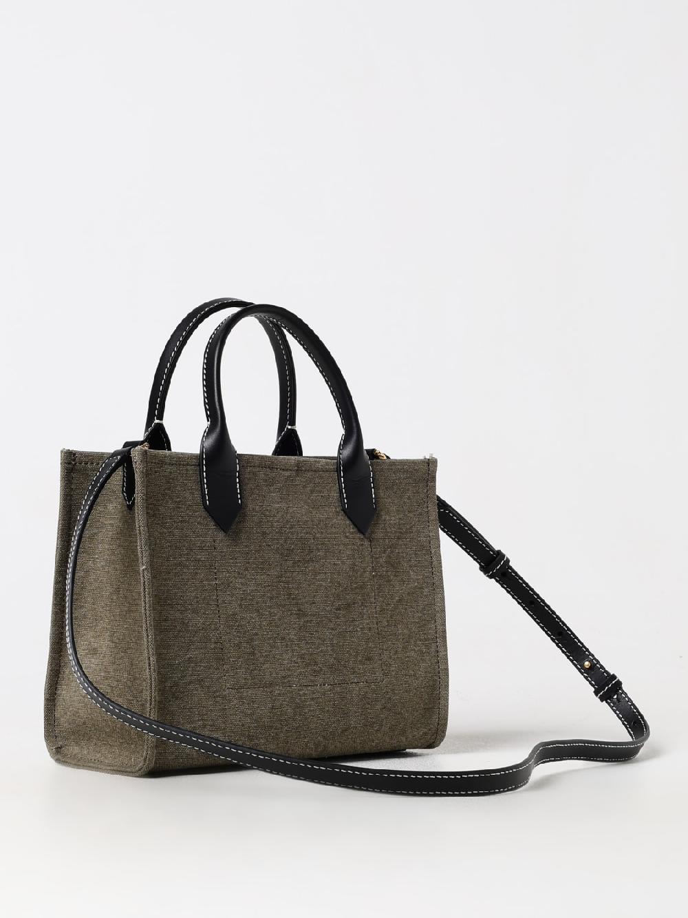 Giglio Borsa B-Army Balmain In Canvas E Pelle