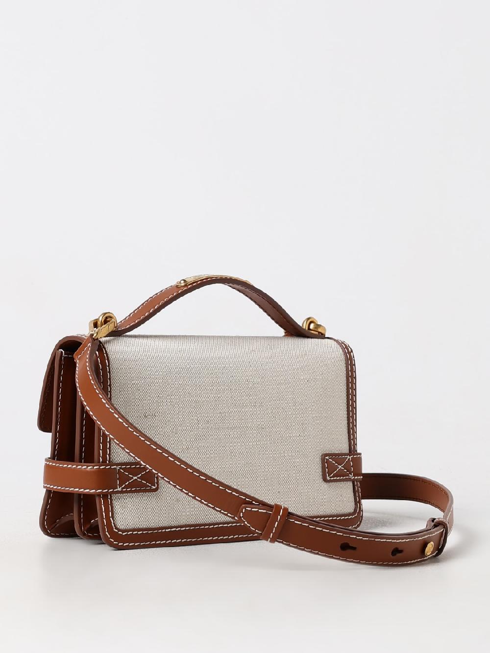 Giglio Borsa B-Buzz 24 Balmain In Canvas E Pelle