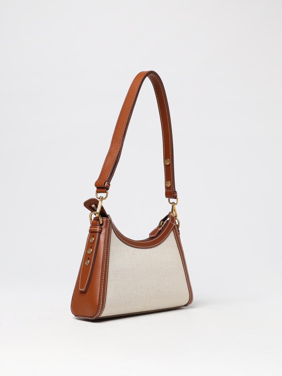 Giglio Borsa B-Buzz Balmain In Canvas E Pelle