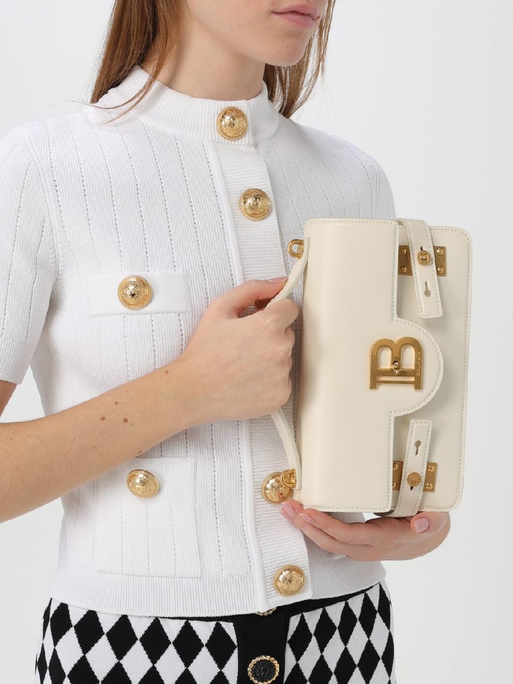 Giglio Borsa B-Buzz Balmain In Pelle