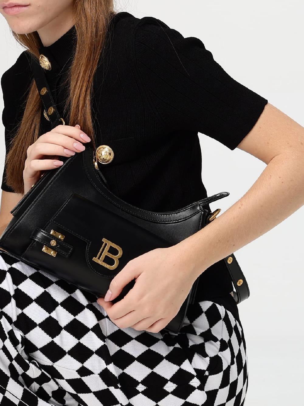 Giglio Borsa B Buzz Balmain In Pelle A Grana