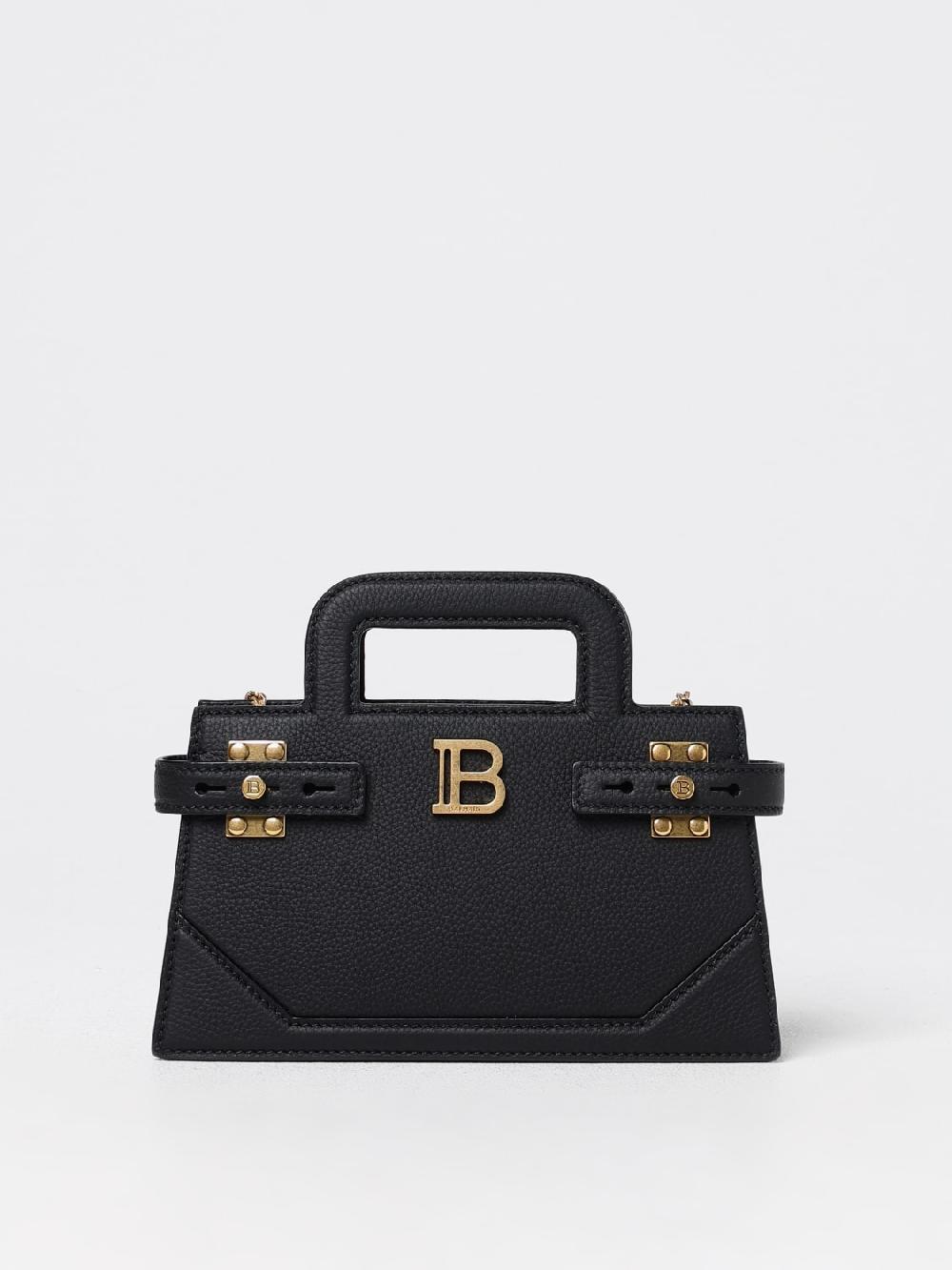 Giglio Borsa B Buzz Balmain in pelle a grana