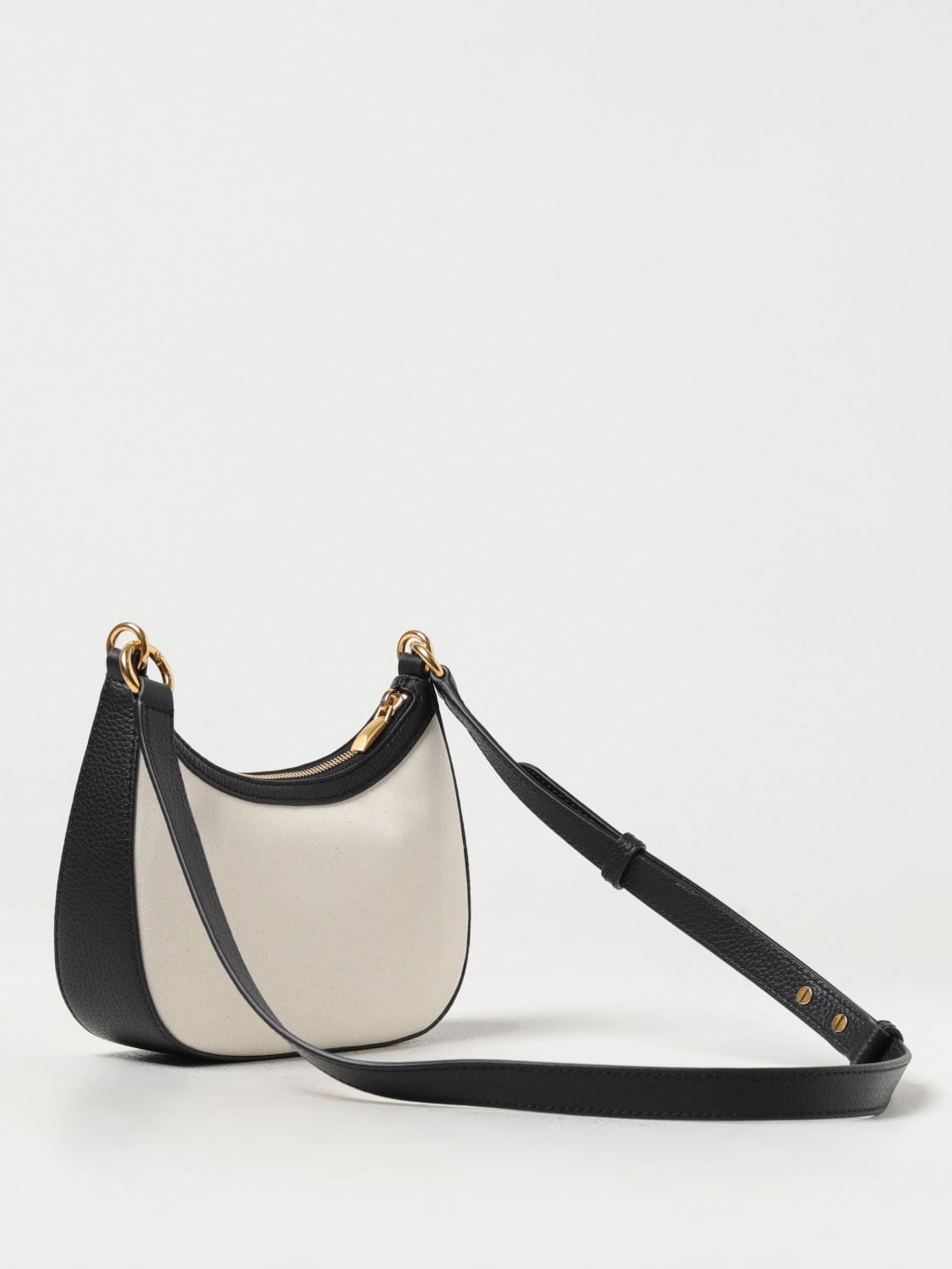 Giglio Borsa Bally In Canvas E Pelle Con Tracolla