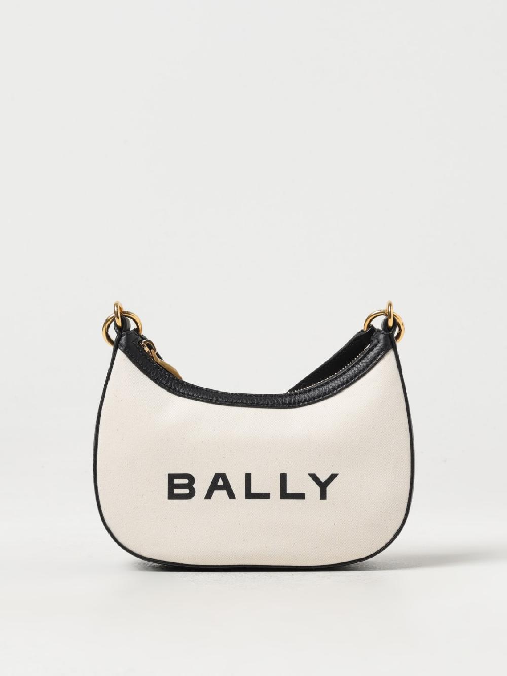 Giglio Borsa Bally in canvas e pelle con tracolla