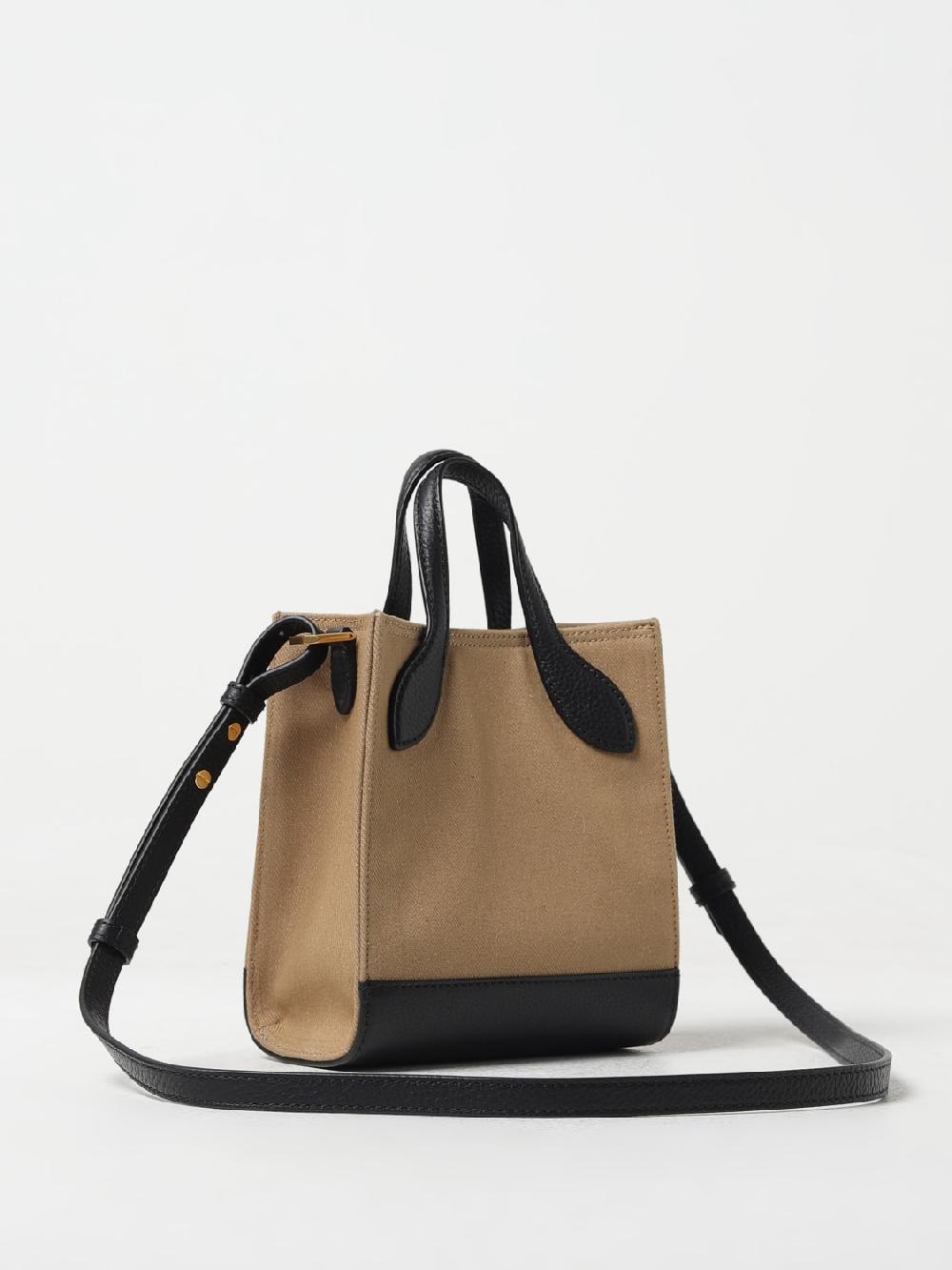 Giglio Borsa Bally In Cotone E Pelle A Grana