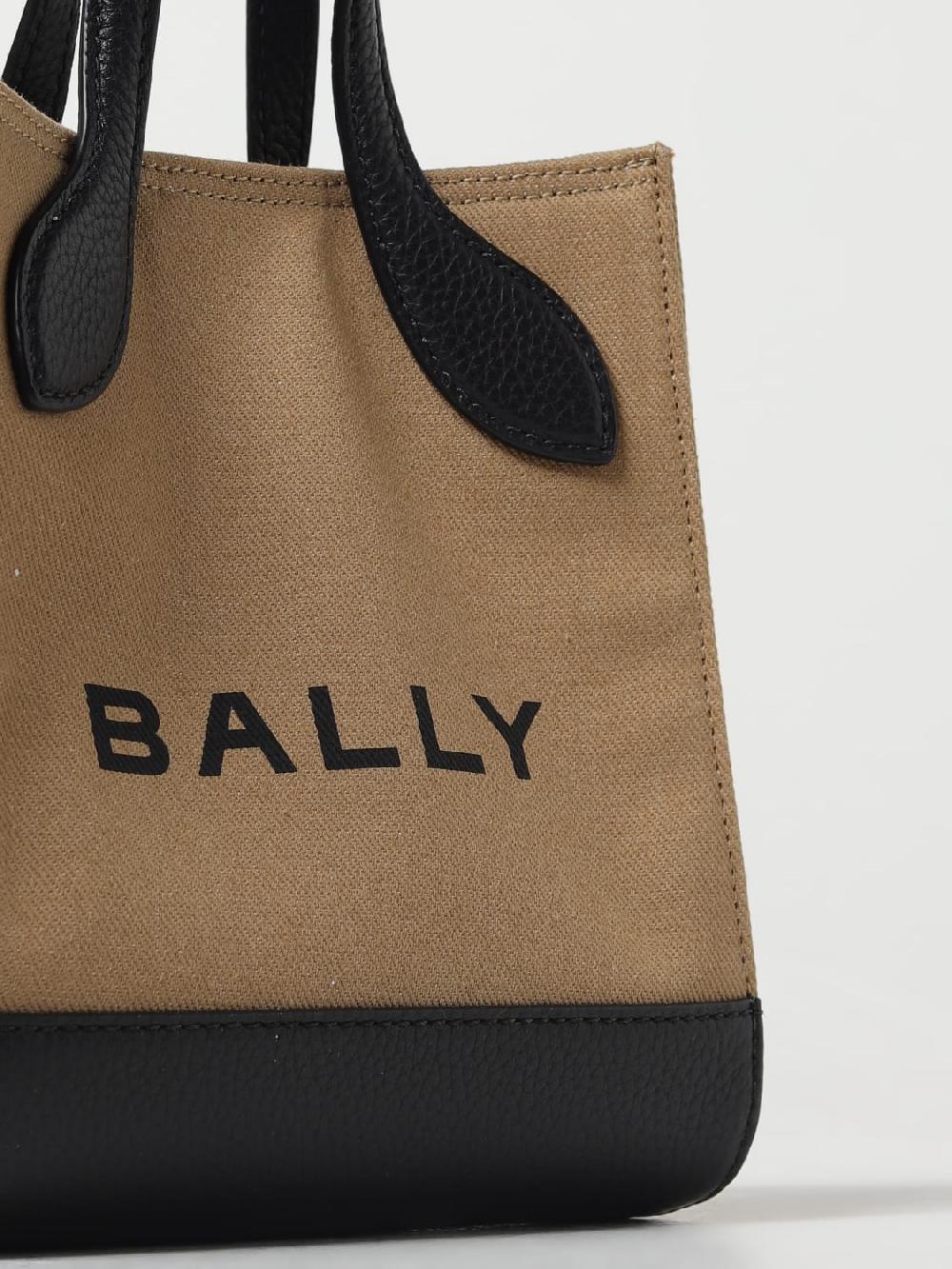 Giglio Borsa Bally In Cotone E Pelle A Grana