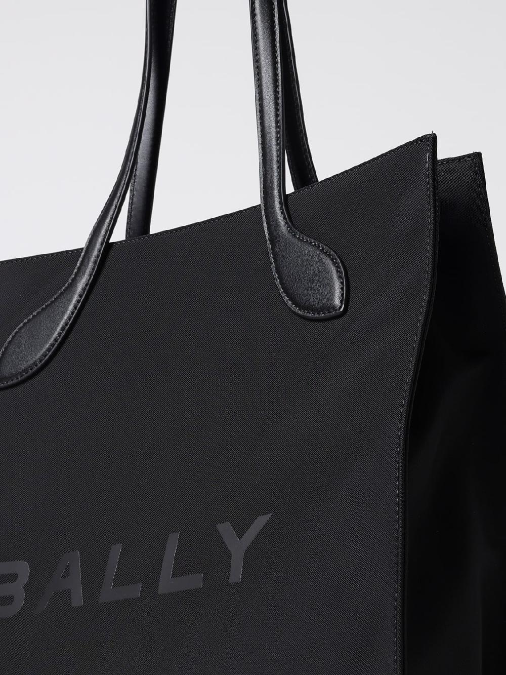 Giglio Borsa Bally In Nylon E Pelle