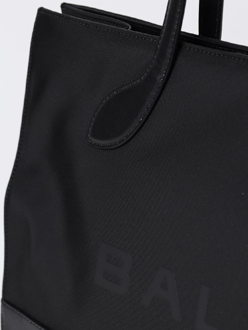 Giglio Borsa Bally In Nylon E Pelle
