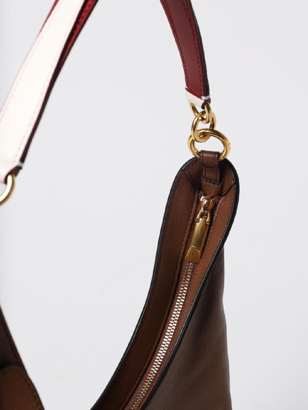 Giglio Borsa Bally In Pelle A Grana