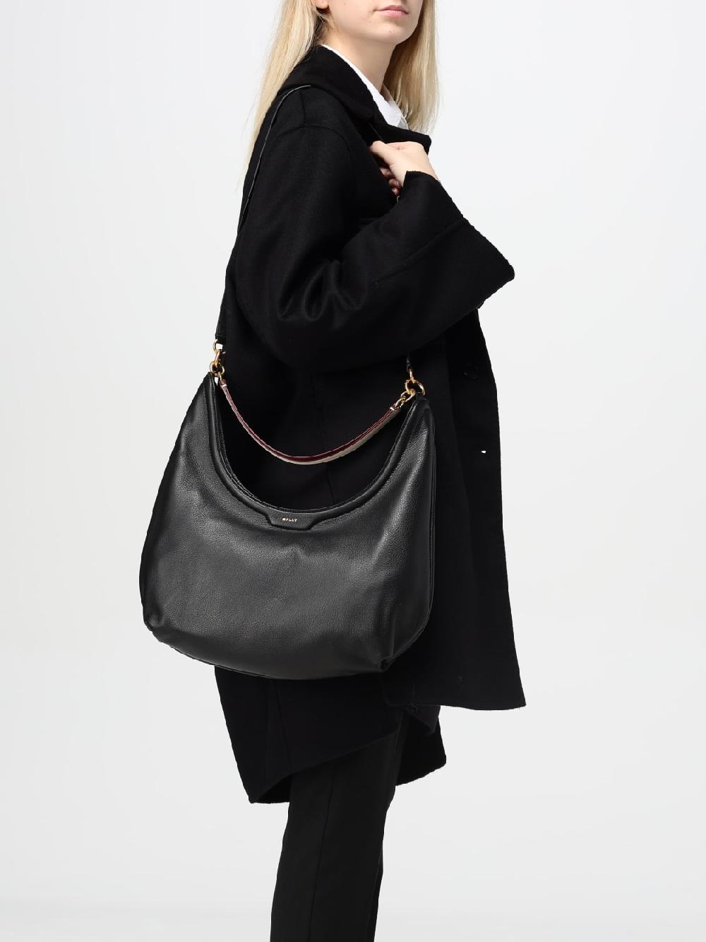 Giglio Borsa Bally In Pelle A Grana