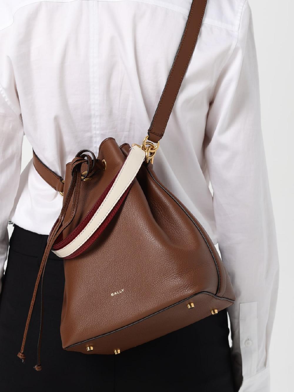Giglio Borsa Bally In Pelle A Grana