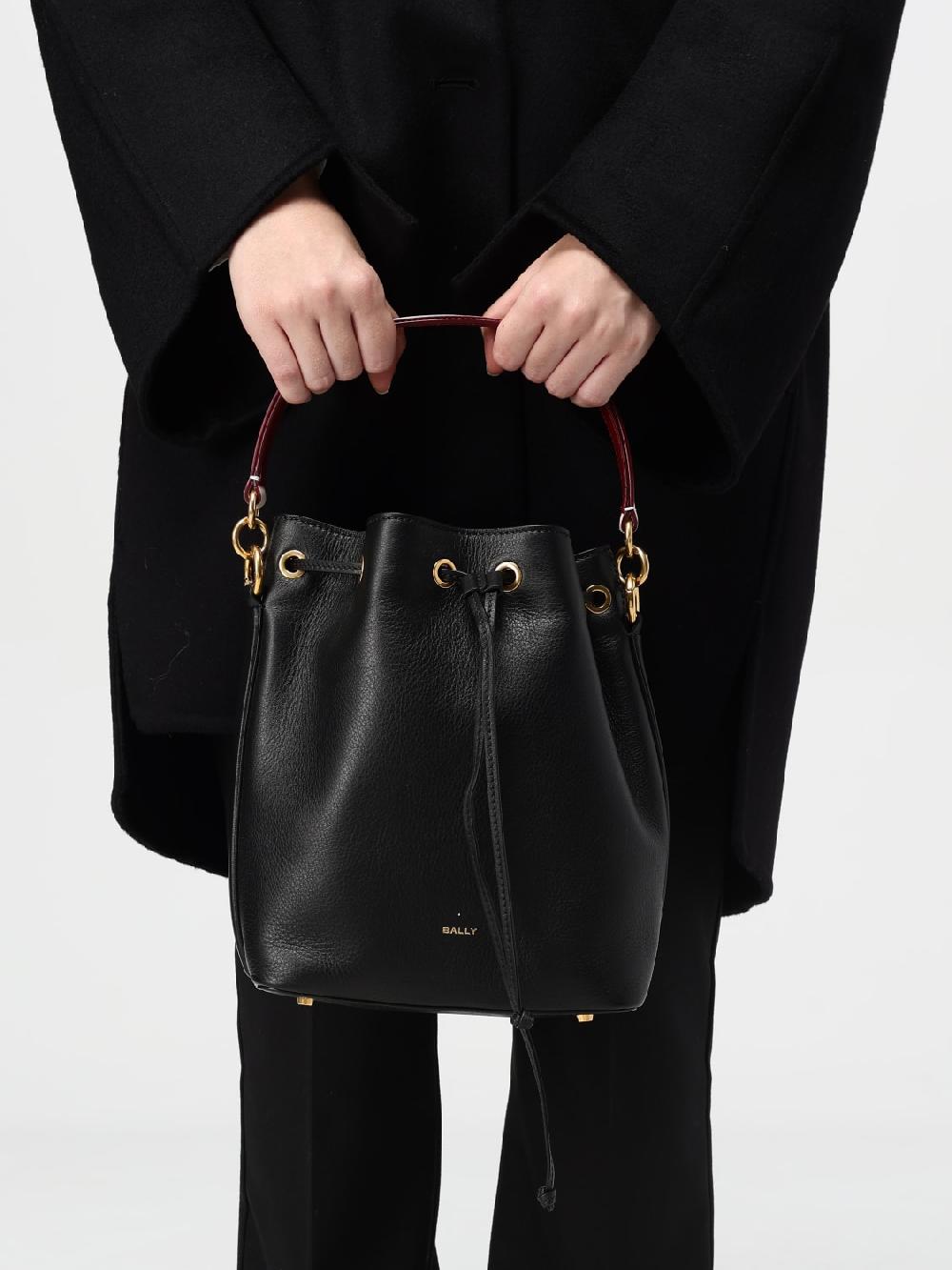 Giglio Borsa Bally In Pelle A Grana