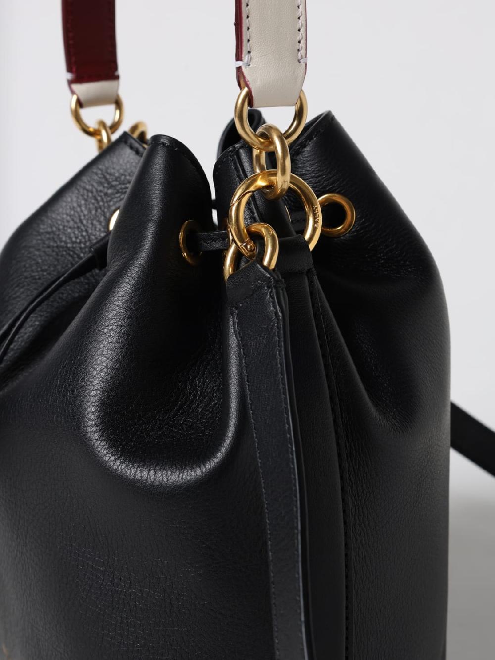Giglio Borsa Bally In Pelle A Grana