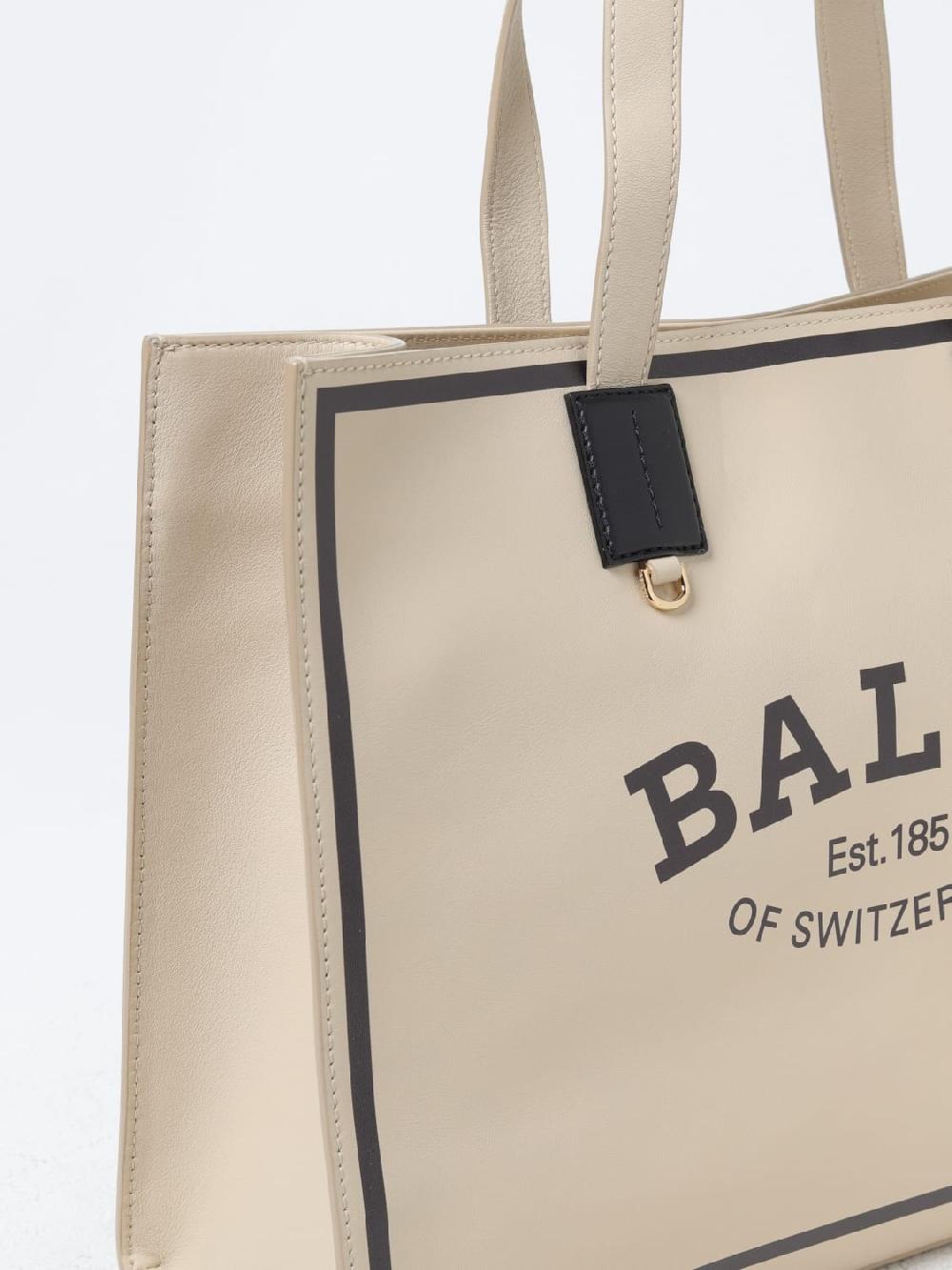 Giglio Borsa Bally In Pelle Con Logo Stampato