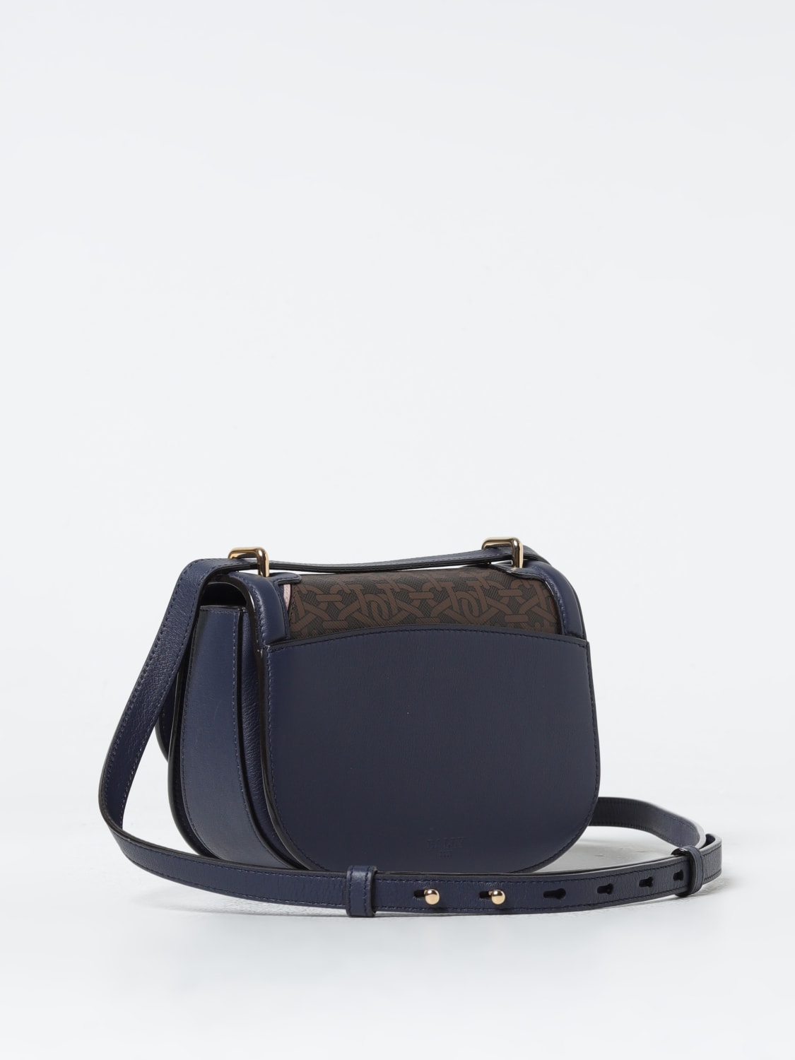 Giglio Borsa Bally In Tessuto Spalmato E Pelle