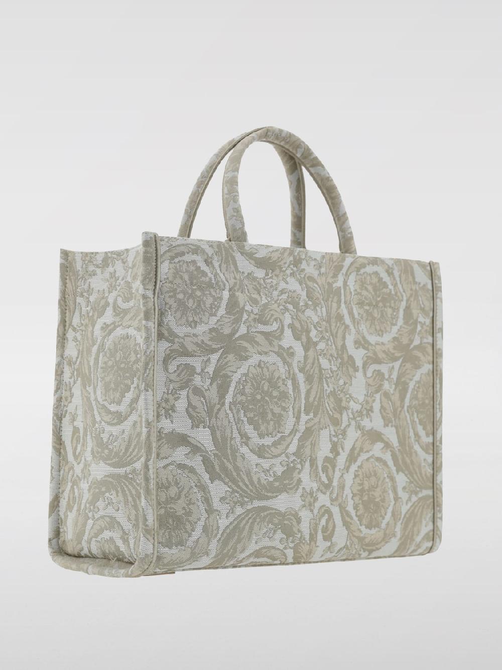 Giglio Borsa Baroque Versace In Cotone Jacquard