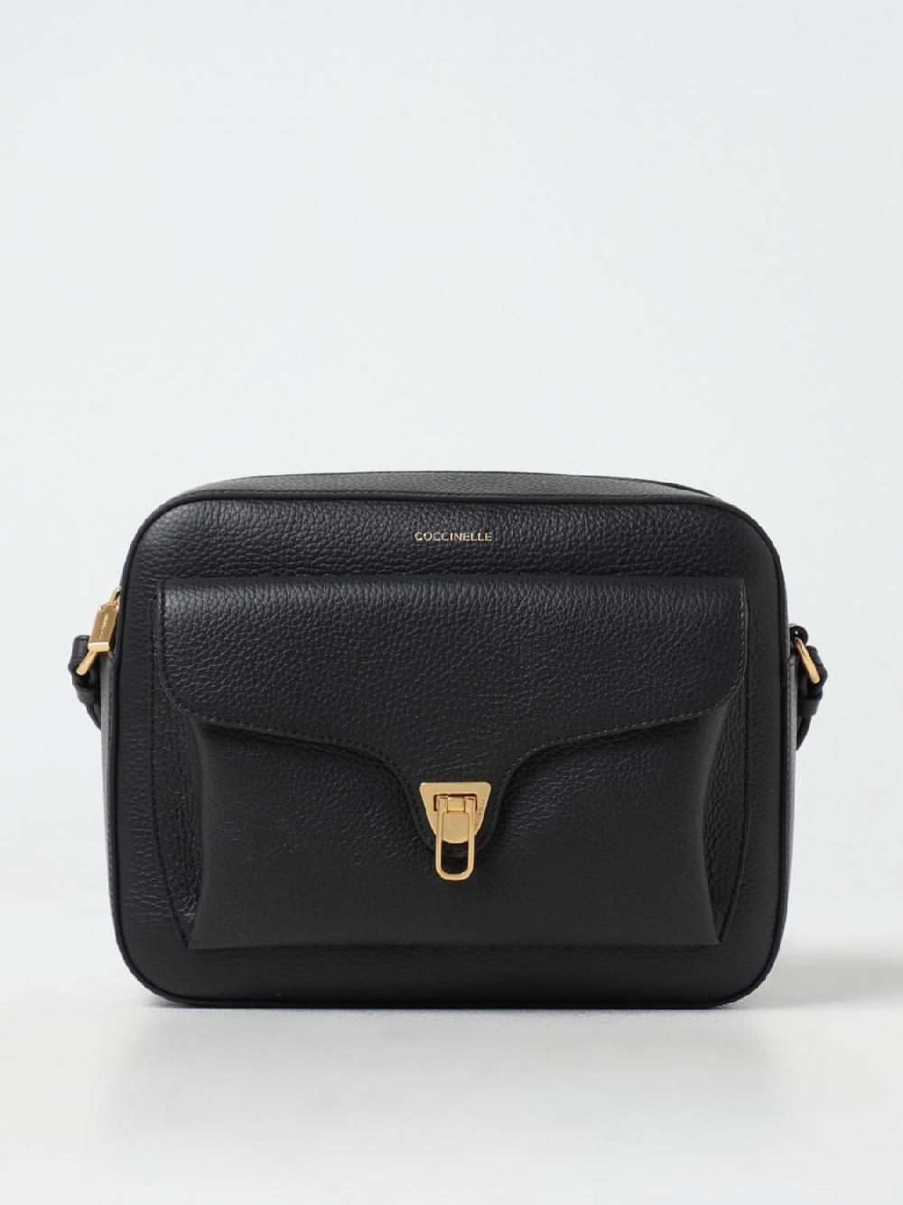Giglio Borsa Beat Soft Coccinelle in pelle a grana
