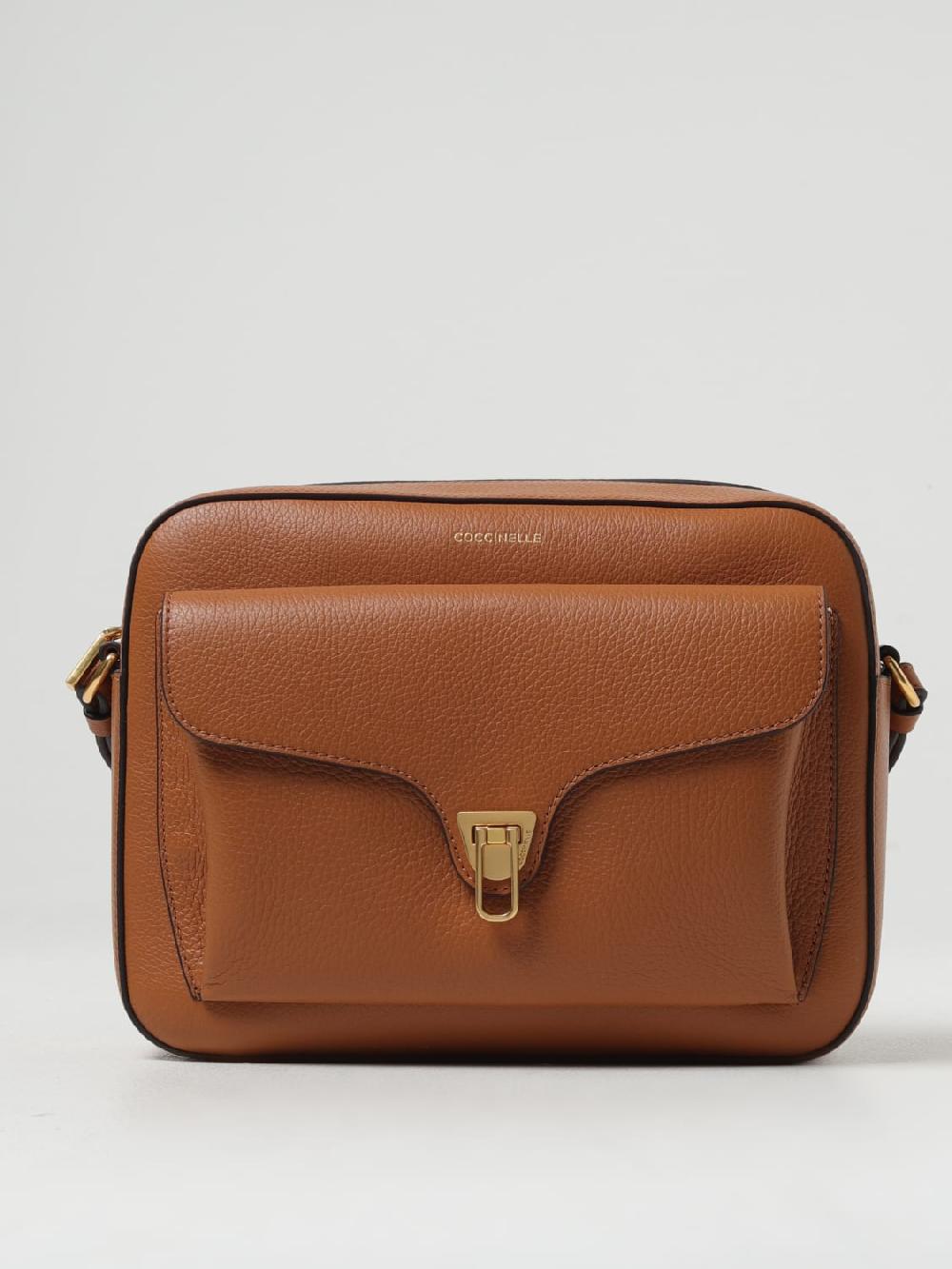 Giglio Borsa Beat Soft Coccinelle in pelle a grana