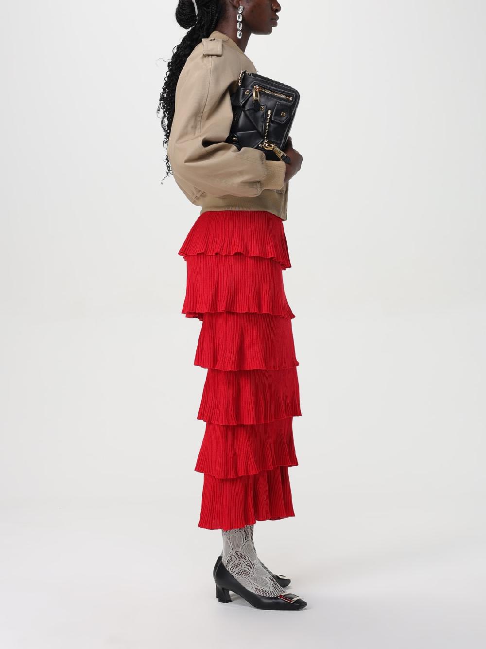 Giglio Borsa Biker Moschino Couture In Pelle