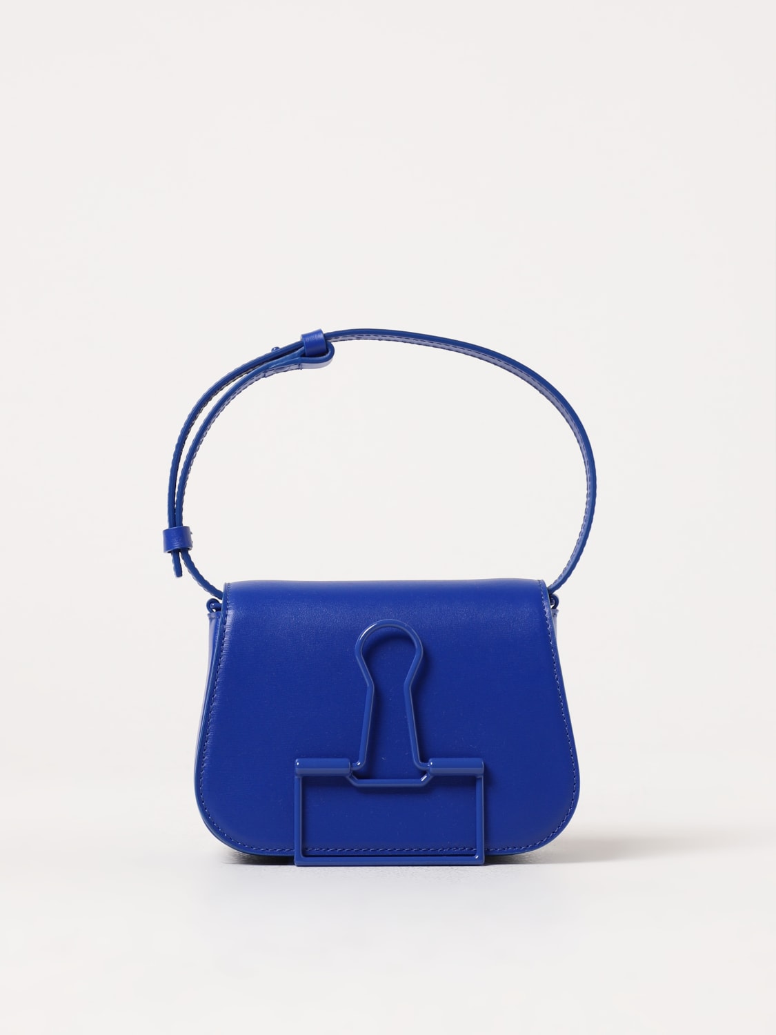 Giglio Borsa Binder Off-White in pelle