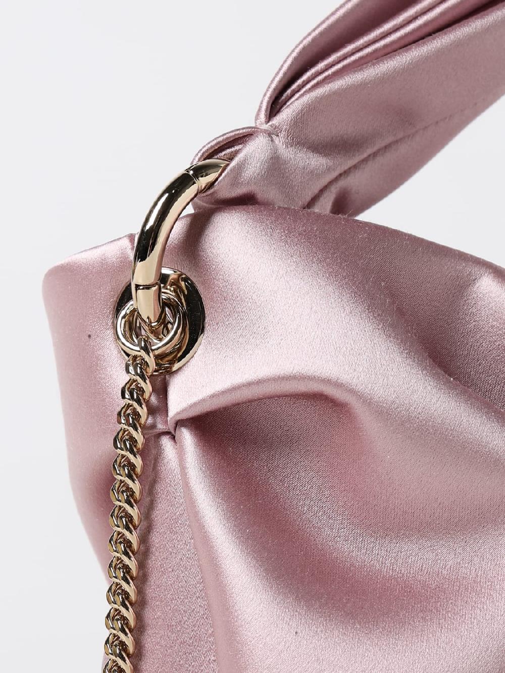 Giglio Borsa Bonny Jimmy Choo In Raso Drappeggiato