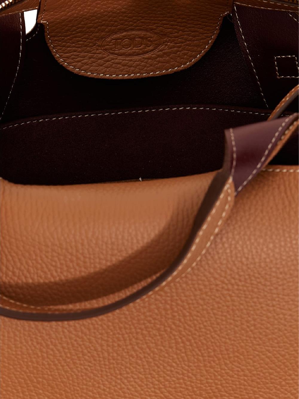 Giglio Borsa Boston Tod's In Pelle A Grana