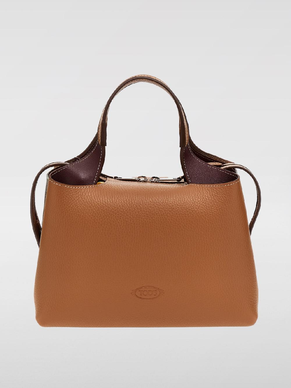 Giglio Borsa Boston Tod's in pelle a grana