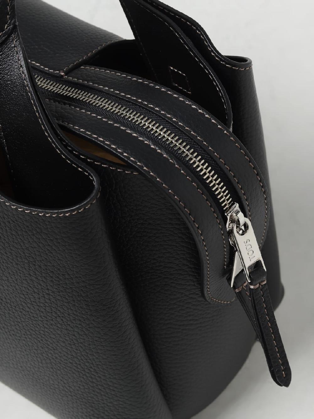 Giglio Borsa Boston Tod's In Pelle A Grana