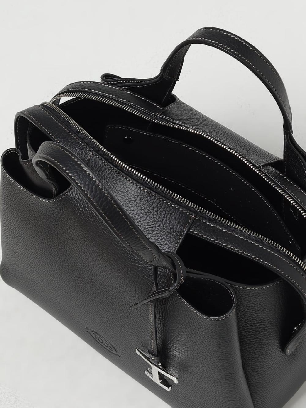 Giglio Borsa Boston Tod's In Pelle A Grana