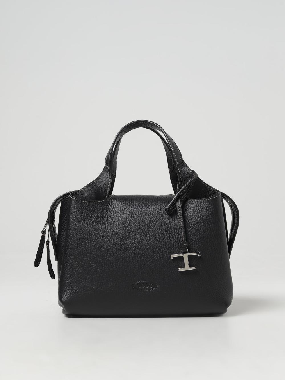 Giglio Borsa Boston Tod's in pelle a grana