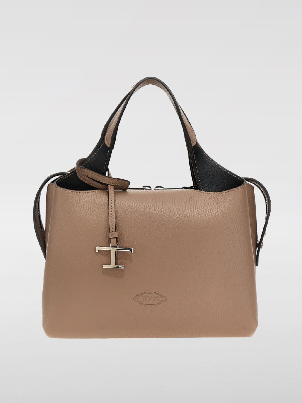 Giglio Borsa Boston Tod's in pelle a grana
