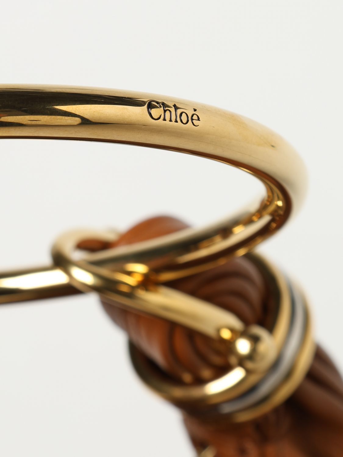 Giglio Borsa Bracelet Hobo Chloè In Pelle A Grana