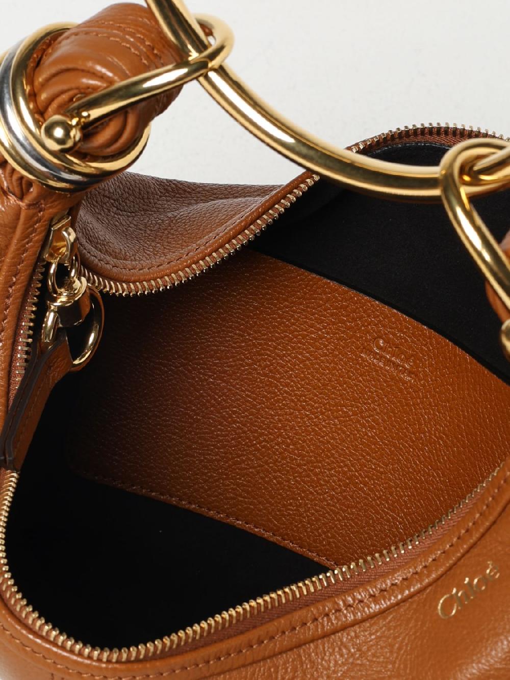 Giglio Borsa Bracelet Hobo Chloè In Pelle A Grana