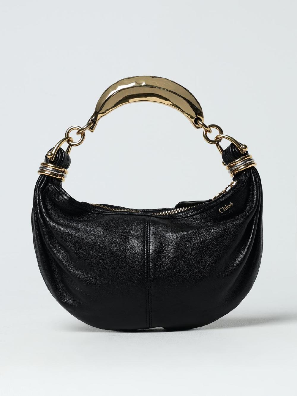 Giglio Borsa Bracelet Hobo Chloè in pelle a grana