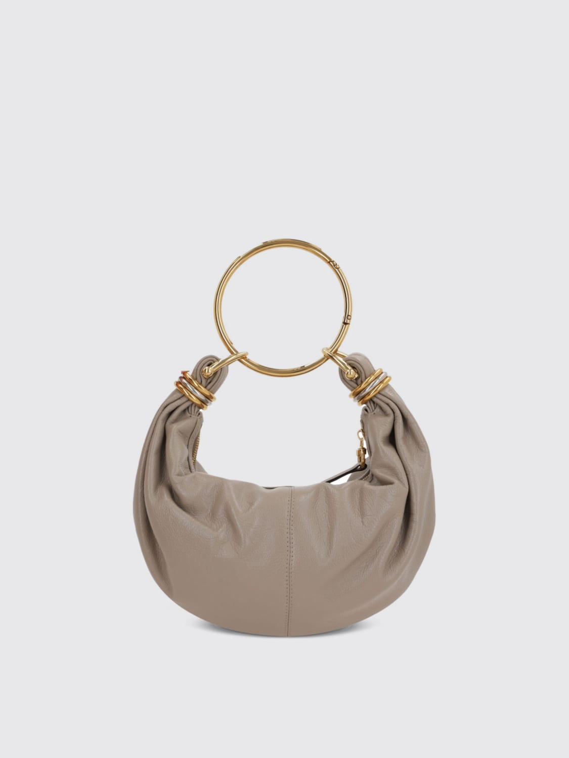 Giglio Borsa Bracelet Hobo Chloè In Pelle A Grana