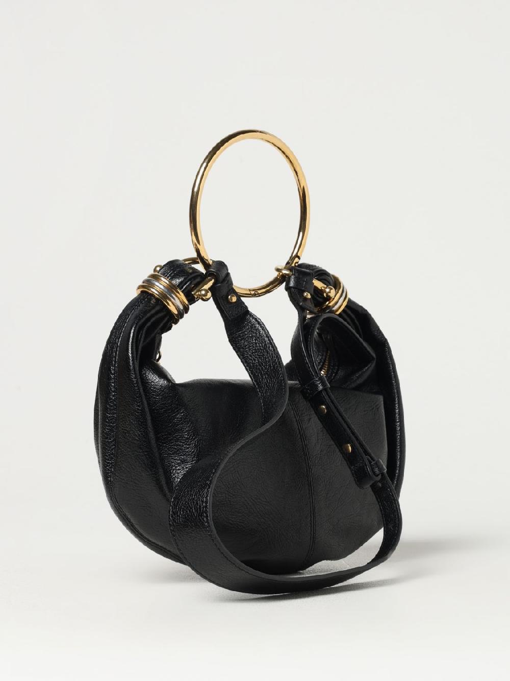Giglio Borsa Bracelet Hobo Chloè In Pelle A Grana