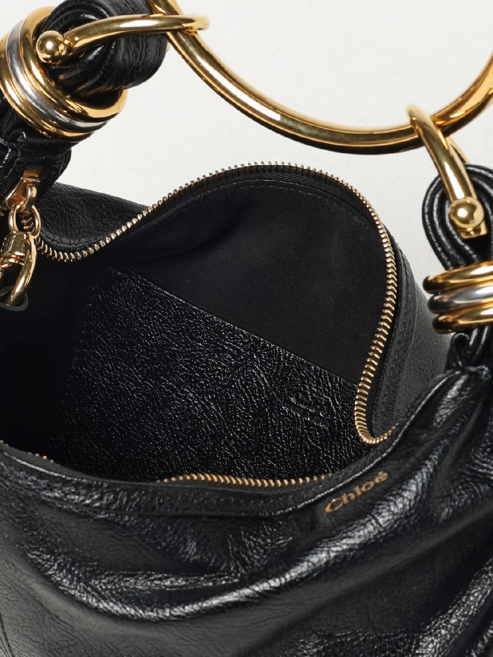 Giglio Borsa Bracelet Hobo Chloè In Pelle A Grana