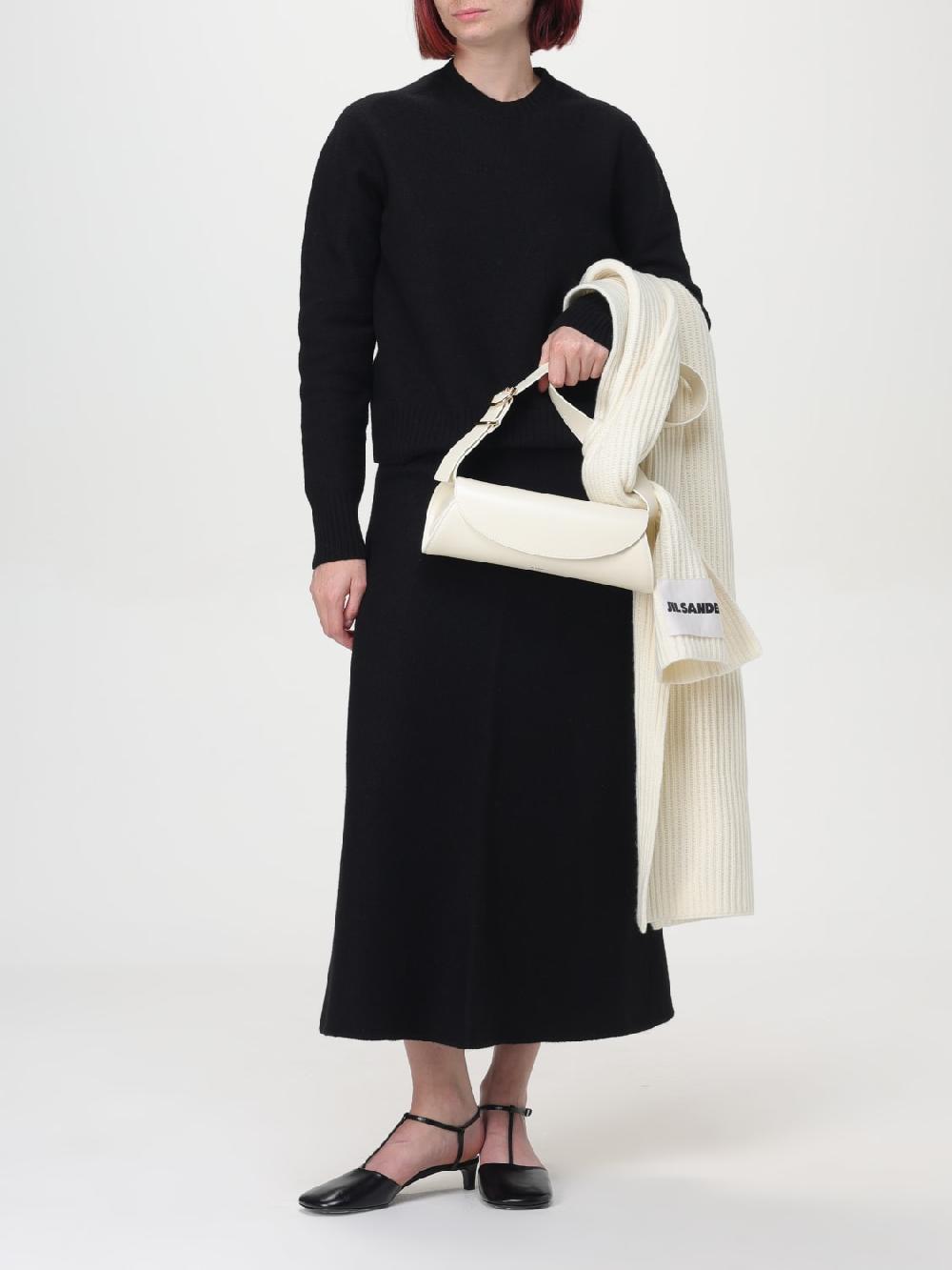 Giglio Borsa Cannolo Jil Sander In Pelle