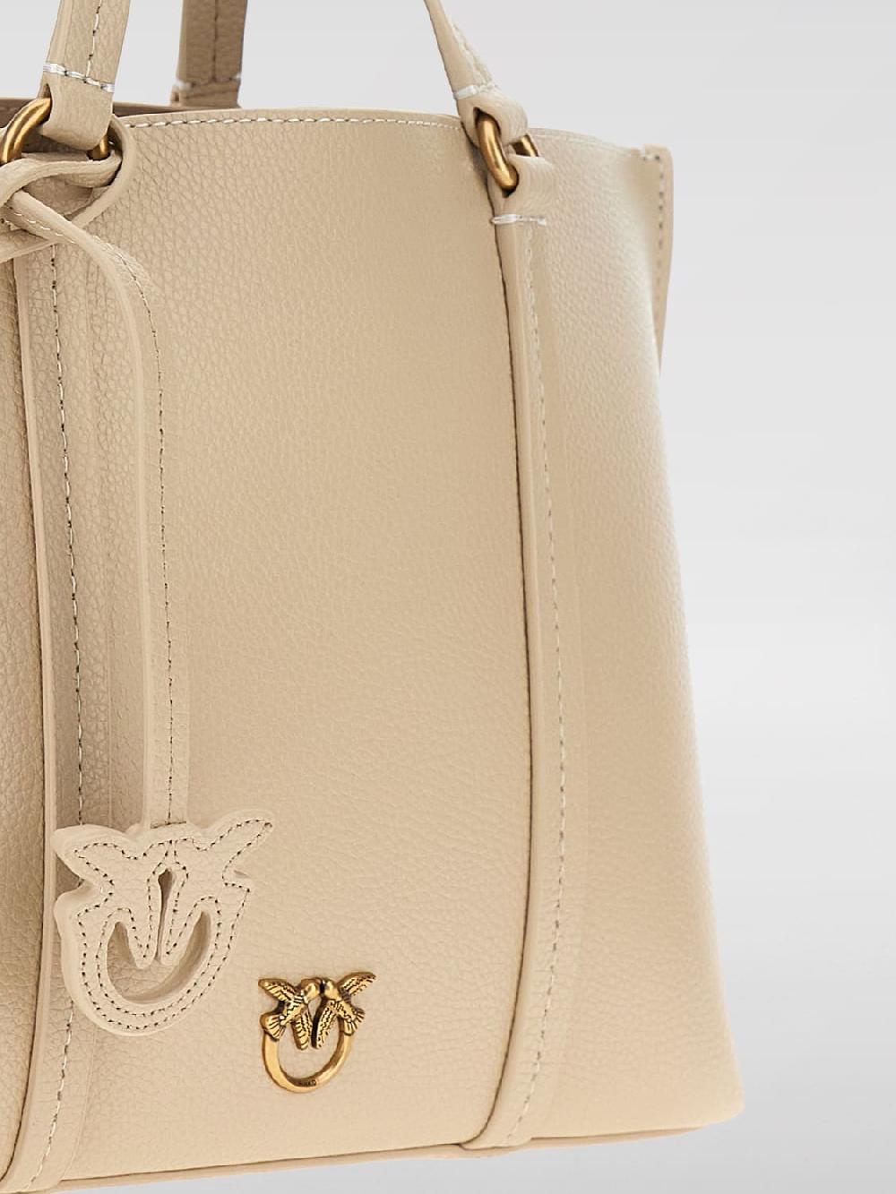 Giglio Borsa Carrie Pinko In Pelle A Grana