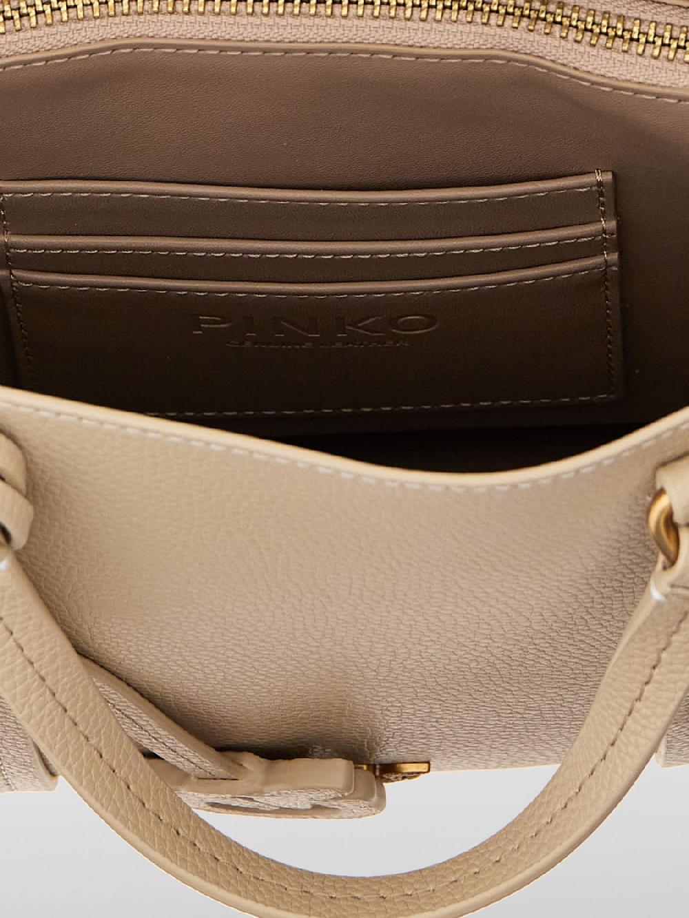 Giglio Borsa Carrie Pinko In Pelle A Grana