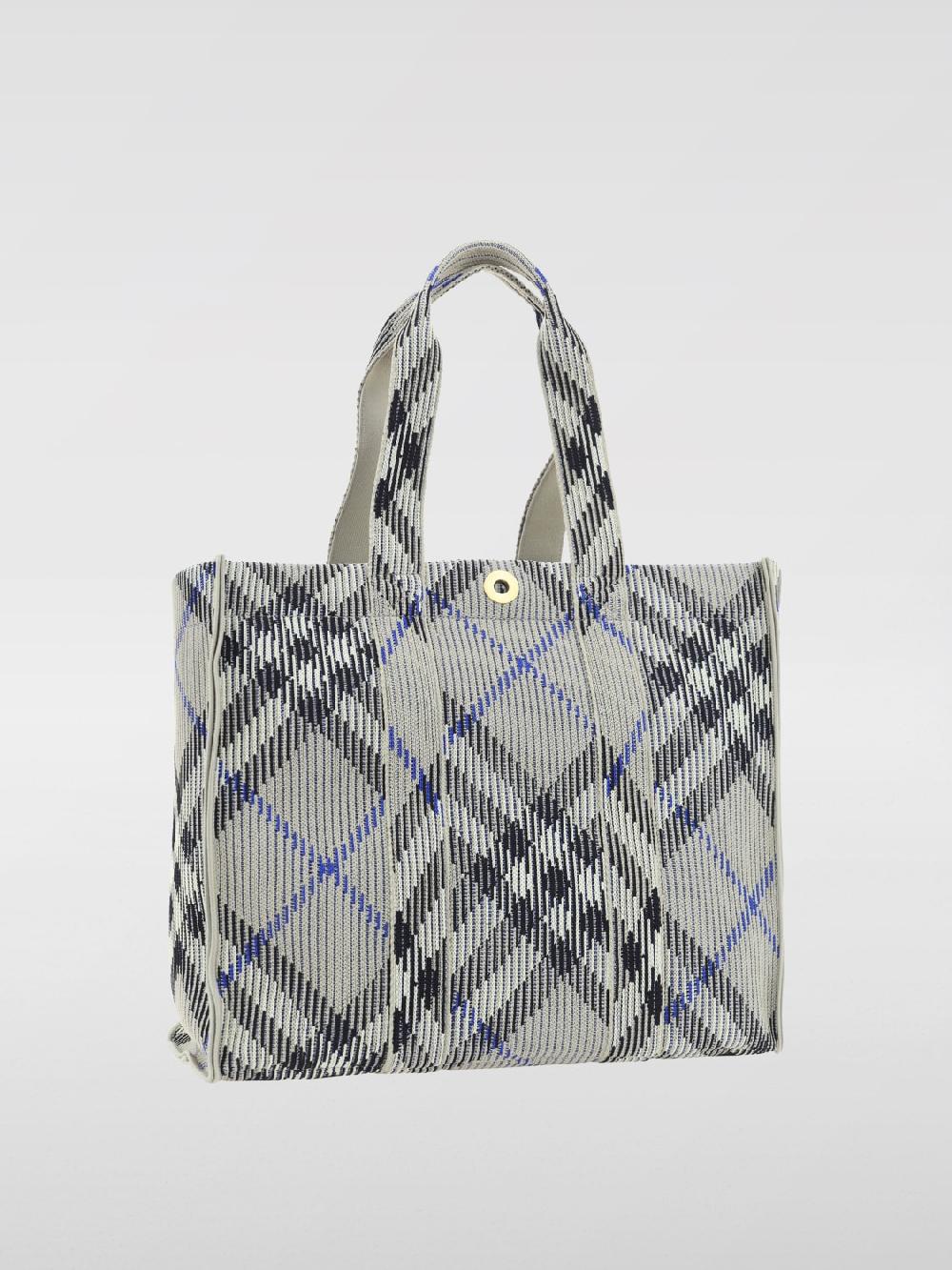 Giglio Borsa Check Burberry In Nylon Jacquard