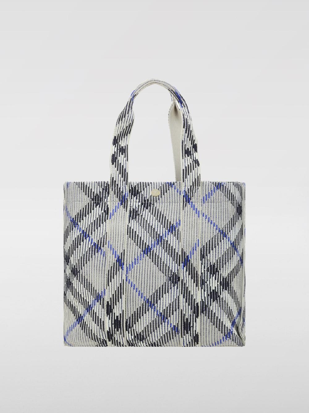 Giglio Borsa Check Burberry in nylon jacquard